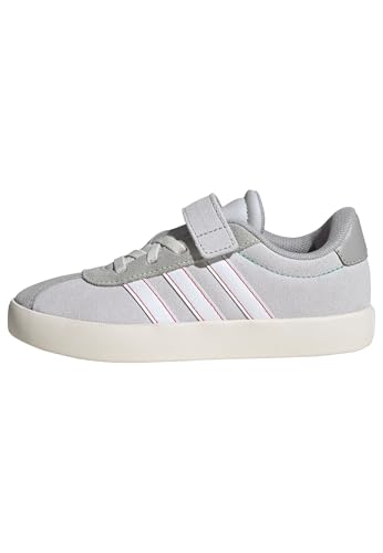 Image of adidas Kids' VL Court 3.0 Elastic Lace & Strap Shoe