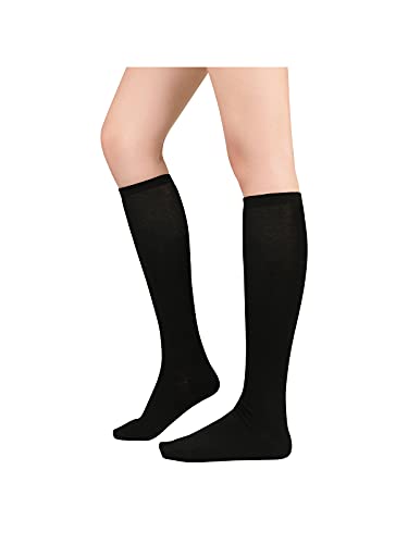 Century Star Black Knee High Long Socks -Thin Athletic...