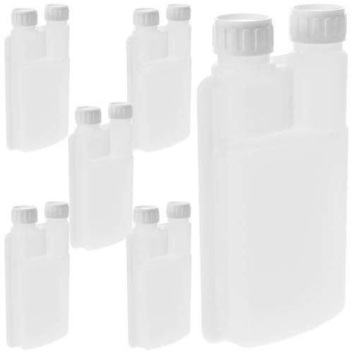 ELEOUTI 6 Szt. Częściowy Przenośny Plastikowych Bukłaków Wino z Dozownikiem i Szczelną Zakrętką Idealny Koncerty Podróże i Imprezy Lekki i Wygodny Użyciu