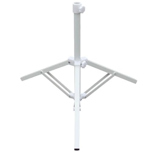 Support de parapluie publicitaire portable stable blanc de 2,5cm - 2