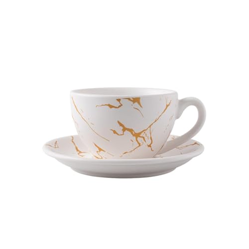 Comoda esperienza di bere: la delicata tazza ha un bordo spesso con smalto liscio. Utilizzando la ceramica di qualità più resistente per trattenere il calore e mantenere il caffè o il tè al caldo con un manico dalla forma adatta, facile da impugnare.