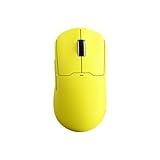 MCHOSE A5 ProMax Wireless Gaming Mouse, Symmetrical Design, 59 Grams, PAW3395 26K DPI Optical Sensor, 130 Hour Battery Life, Dual Wireless Connectivity - Yellow
