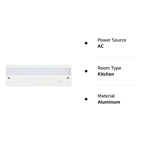 Commercial Electric 9 in. LED White Direct Wire Under Cabinet Light