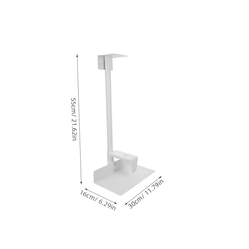Soporte para torre de computadora en pared - Soporte de montaje bajo escritorio para PC - Ajustable de 5,1" a 8,5" de ancho y 3,9" a 18,5" de altura - Capacidad de 55 lb - Colgador para CPU ideal para oficina en casa miniatura 7