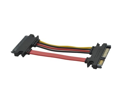 Cable extensión SATA 22 Pin macho a hembra 50 cm