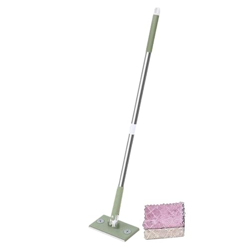 Outil de nettoyage des sols à clip anti-poussière avec 2 doublures lavables pour carrelage - 2