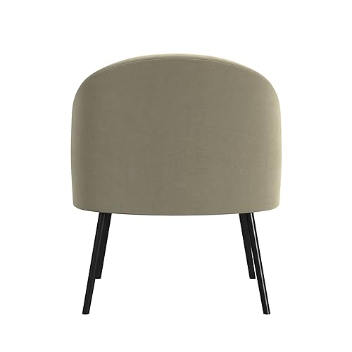 Sillón acolchonado moderno beige miniatura 5