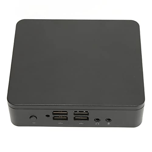 Zunate Mini PC sin Ventilador, X5-Z8350 Micro Control Industrial Todo en un Host Pequeño, Pantalla Dual 4K, 4GB RAM y 64GB SSD, para Operación de Oficina, Aplicación Industrial