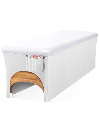 Onism Lash Bed Cover for Eyelash Extensions, Massage Table Cover, White