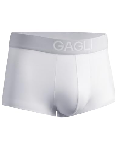 Mens Underwear Boxer Briefs Short Leg, Comfortable Trunks Underwear for Men with Moisture Wicking, Soft Waistband 1.5''