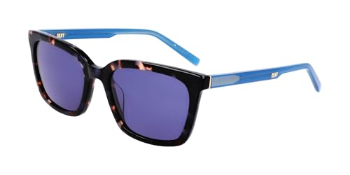 DKNY - Gafas de sol DK546S N 237 IRIDESCENT DARK TORTOISE 53/19/135 para mujer