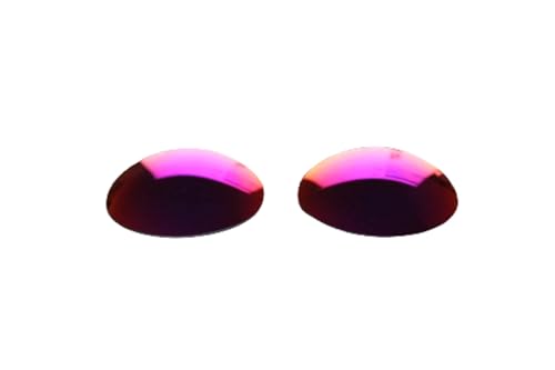 Verres polarisés Oakley Eye Jacket de rechange solaires violet rouge
