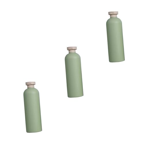 MOKKHNB 3個 容量シンプルデザイン詰め替え用沐浴露瓶 耐久性ある多目的収納容器 家 ホテル レストラン対応コンパクト携帯用シャンプーボト