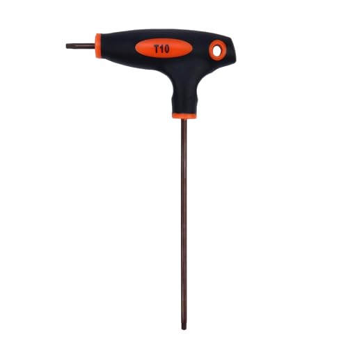 Image of Antrader T10 Torx Screwdriver,S2 Steel Anti Tamper Proof Torx Key-1Pcs | T-Handle Dual End Wrench,Non-Slip Soft Grip Handle,Labor-Saving Hand Repair Tool