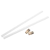 VICASKY 2 Sätze Wine Bottle Torch Wicks Fiberglass Ersatz Dochte mit Messinghalter und Dichtungen...