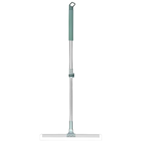 Image of Rotating Floor Squeegee, Heavy Duty Bathroom Wiper with 180-Degree Swivel Head- Silicone Rubber Blade Floor Wiper-Magic Floor Wiper Flexible Mop |