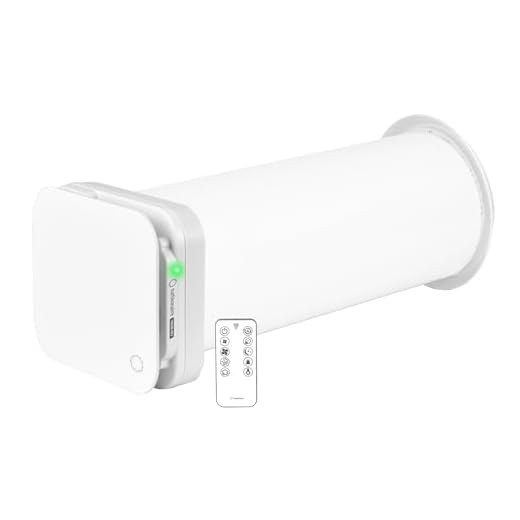 Turbionaire Trend HRV 150 WM Unidad VMC Descentralizada con Recuperación de Calor, Sensor Humedad, Mando a distancia, Temporizador, 8 Velocidades, Flujo de Aire Reversible, 158 mm, 3 años de garantía