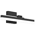 Joossnwell LED Vanity Lights for Bathroom Adjustable Modern Vanity Light Bar 15.7" inch Long Matte Black Bathroom Light Fixtures Over Mirror Wall Sconce 14W Cool White 5500K