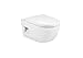 Roca A346247000 Colección Meridian - Taza Suspendida con salida Horizontal, Blanco (asiento...