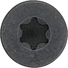 5/16"-18 x 2-1/2" T40 Torx 6-Lobe Flat Head Trailer Floorboard Deck Screw - by Fastener Depot, LLCF