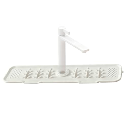 Alfombrilla para grifo antideslizante con protector de salpicaduras para fregadero 2