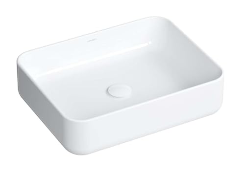 Omnires CORONA500BP, Aufsatzwaschbecken, 50 x 39 cm CORONA, White gloss