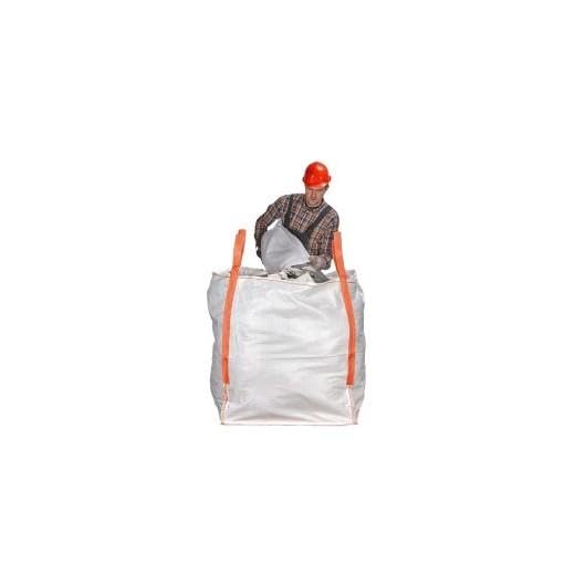 Lot De 5 Big Bags 1500 Kg – Sac Gravats 90x90x110 Cm, Ouvert Haut / Fond Fermé, Polypropylène Résistant UV, Sac Jardin & Chantier