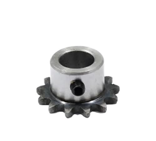 Bevel Gear Pinion Hardware Mechanical 1pcs 04C Sprocket 10Teeth Inner Hole 6/8/10mm 25H Steel Sprocket 04C Table Wheel Finished Hole Sprocket Screw Hole M5(10mm)