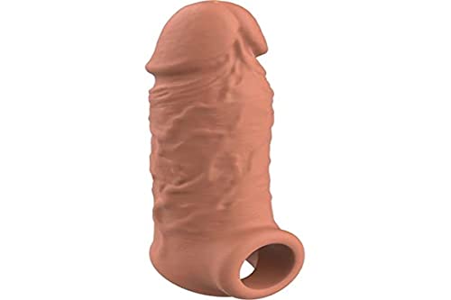 Virilxl Extension De Pene Liquid Silicone V7 Marrone