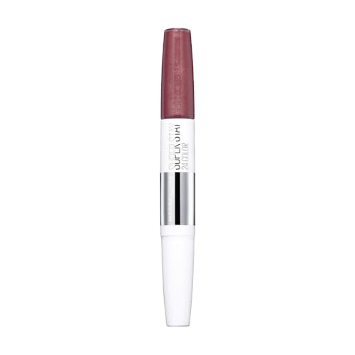 MAYBELLINE Superstay 24H, Pintalabios Mate de Larga Duración, Tono 250 Sugar Plum, 5 g (Paquete de 1)
