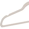 Grucce per bambini in velluto rosa a forma di cuore, confezione da 50 grucce da 33 cm con 20 clip, in velluto di alta qualità, resistenti e durevoli, senza scivolare, ultra sottili