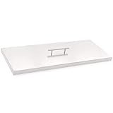 BBQGuys Signature 27-Inch Stainless Steel Burner Lid - Fits 24-Inch Rectangular Fire Pit Pan