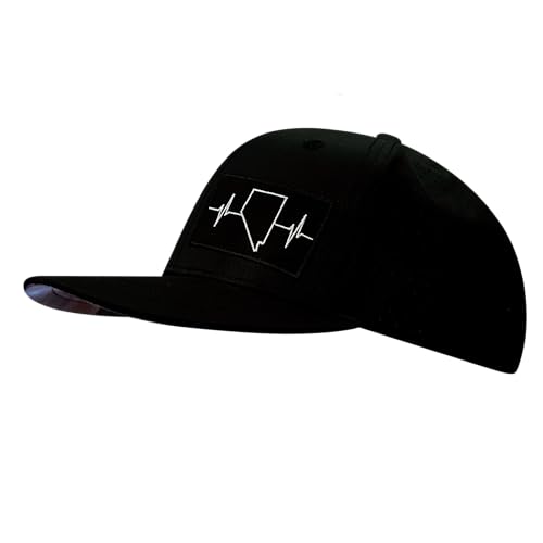 Nevada Hat - Gorra de Béisbol Ajuste Negro miniatura 3