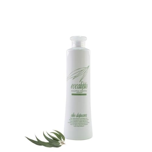 Aceite limpiador post depilatorio de Eucalipto 500 ml, calma, elimina los excesos de cera, hidrata