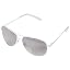 White Frame/Silver Mirrored Lens