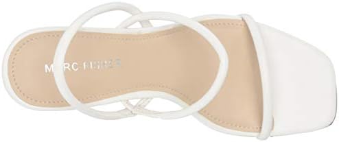 Marc Fisher Women's Galvin Heeled Sandal, White, 8 | Image 4