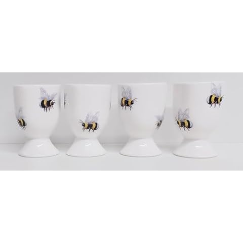 Set of 4 Hand Decorated Egg Cups Cover