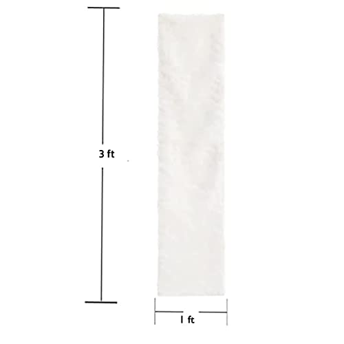 Table Runner, Modern Small White Dresser Fur Table Runners For Christmas Wedding Party Holiday Birthday Home Farmhouse Dining Coffee Table Decor, Decoration Rug Bed Runner For Table #TOP5