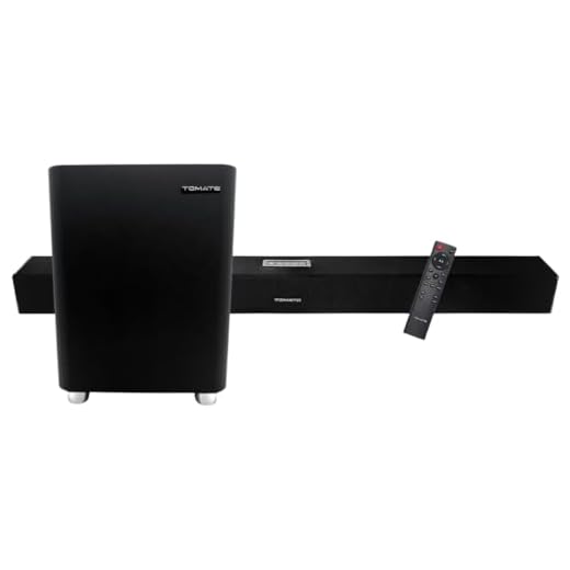 Barra de Som Soundbar MTS-2017 Preta – Potente, Bivolt 127/220V, Design Compacto