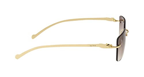 Image of Ted Smith Men's Women's UV Protection Metal Square Sunglasses
