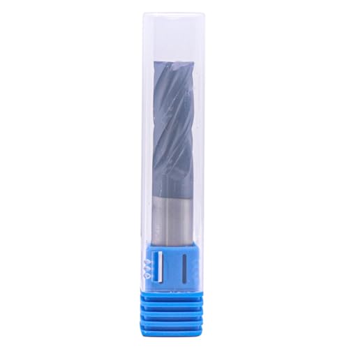 Image of 1 /2 inch 4 Flute Solid Carbide End Mill, 0.015 inch Corner Radius, AlTiN Coated | Variable Helix, 1 /2 inch Cutting Diameter, 1 /2 inch Shank Diameter, 1-1 /4 inch Length of Cut, 3 inch Overall Length