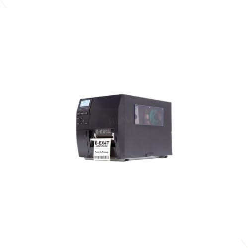 Image of Toshibas BEX4T1GS12DM01 B-EX4T1 Near Edge Head TT and Direct Label Printer. | 4 inch Wide. Included Damper. 203DPI 14IPS Ethernet LAN USB