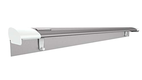 ALLboards Magnetische Halterung für Flipchartblöcke, Aluminium-Befestigung für Flipcharts, Magnetischer Flipchart Blockhalter