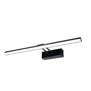 EMKE Schwarz LED Spiegellampe Bad 40cm