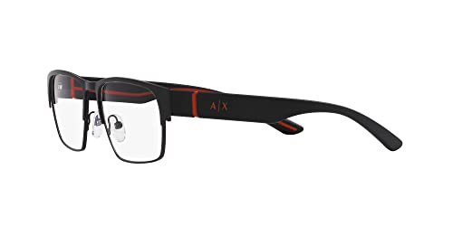 Image of Armani Exchange mens Ax1059 Rectangular Prescription Eyewear Frames