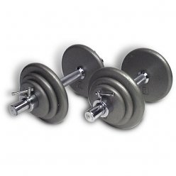 IVANKO Cast-Iron 45 lb Adjustable Dumbbell Set (Ultimo-45)