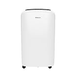 SHINCO Deshumidificador de Aire Portátil 16L/Día, Temporizador de 24 Horas, Pantalla Digital LED, Drenaje Continuo, Función de 'Lavandería', Para Máximo de 25㎡, Blanco