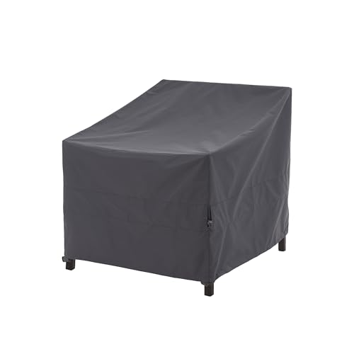 WJ-X3 Patio Chair Covers, Outdoor furniture Cover, Heavy Duty, Waterproof Patio Chair Covers, 43W x 42D x 42H, Gray, 1-Pack