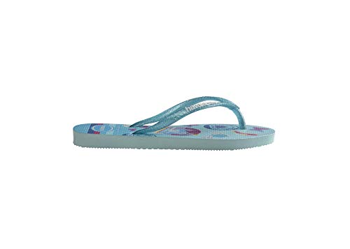 Chinelo Slim Princess, Havaianas, Meninas, Azul Ceu, 27/28