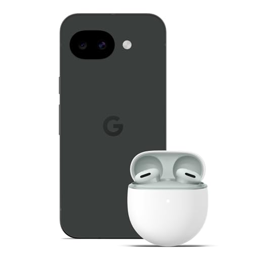 Google Pixel 10a (256GB,Black,sub6,EMEA)+Pixel Buds A-Series (2025), Fog, EMEA